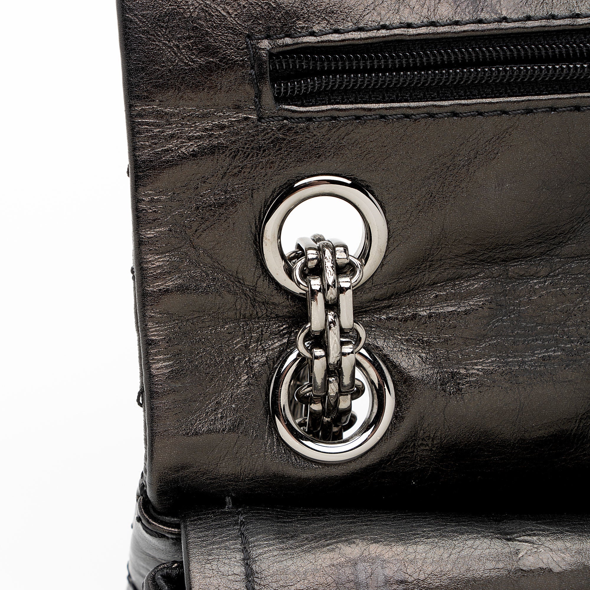 Chanel Aged Calfskin Reissue 225 Double Flap Shoulder Bag (SHF-wB1PQ1)