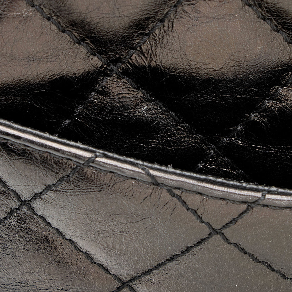 Chanel Aged Calfskin Reissue 225 Double Flap Shoulder Bag (SHF-wB1PQ1)