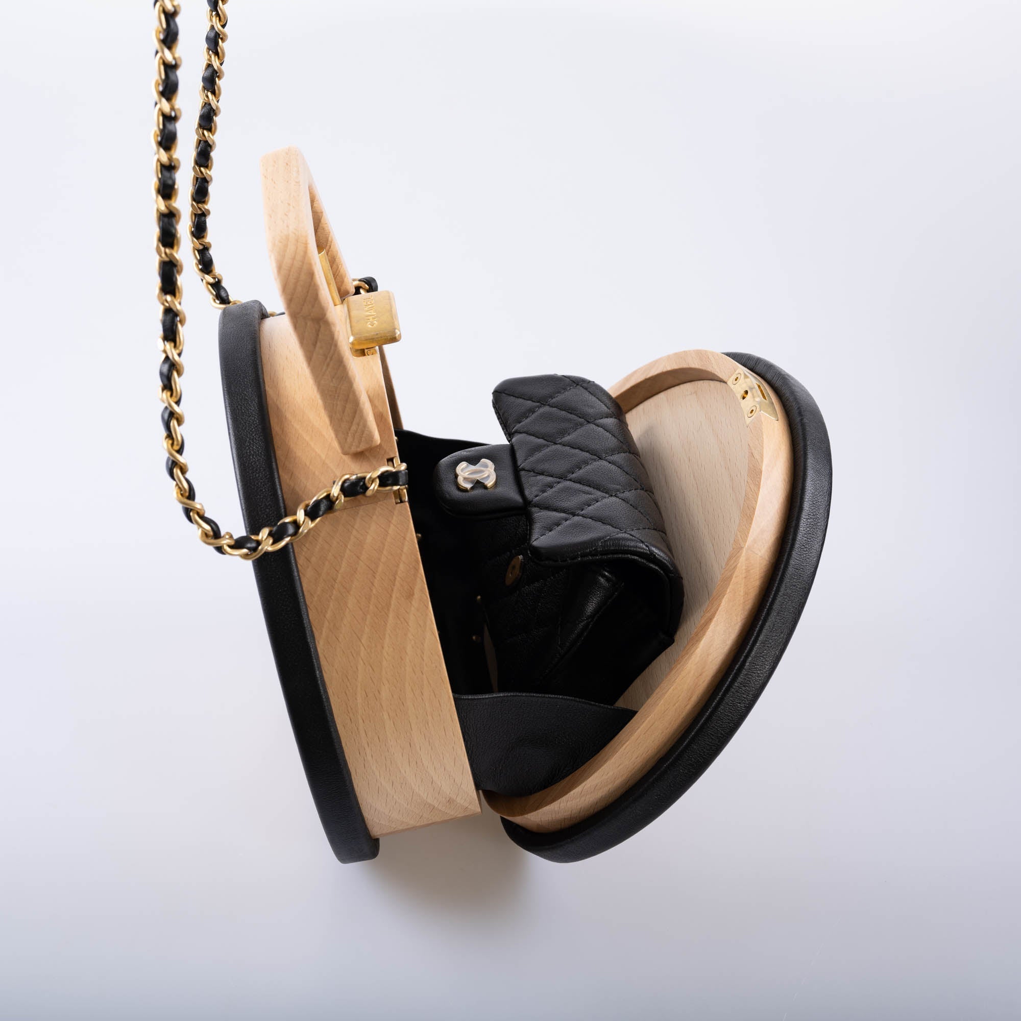 Chanel Beech Wood Vanity Case