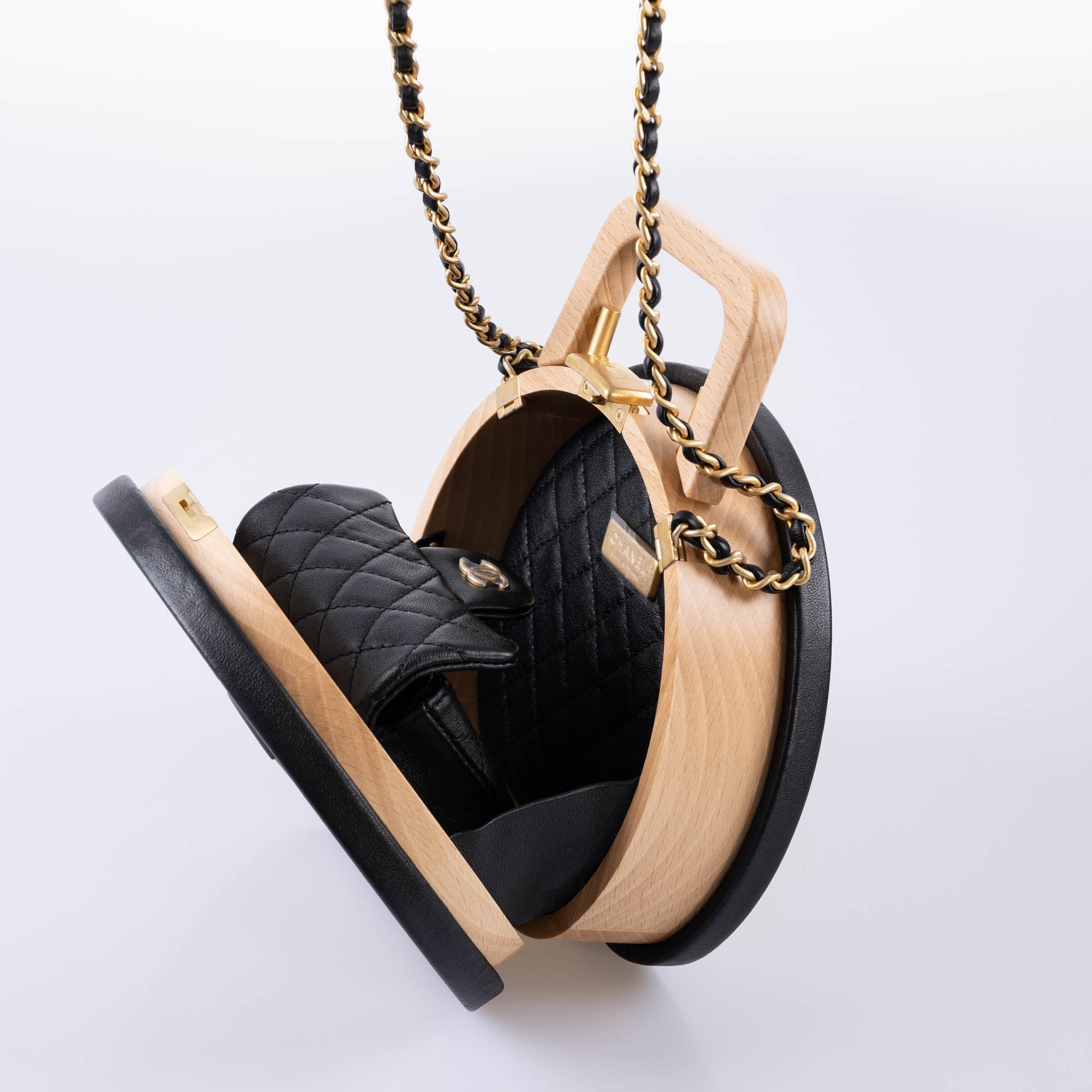 Chanel Beech Wood Vanity Case