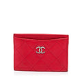 Chanel CC Caviar Card Holder (SHG-Nip8du)