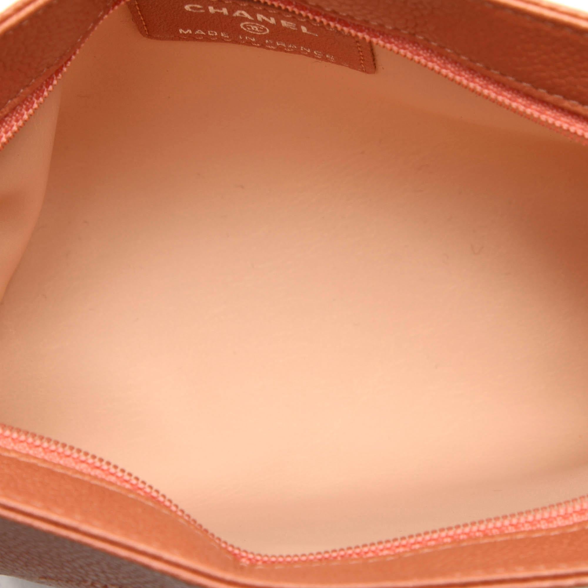 Chanel CC Caviar Leather Pouch (SHG-22431)