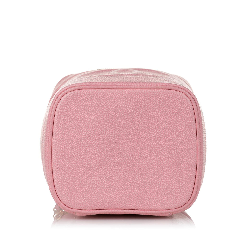 Chanel CC Caviar Leather Vanity Bag (SHG-36629)
