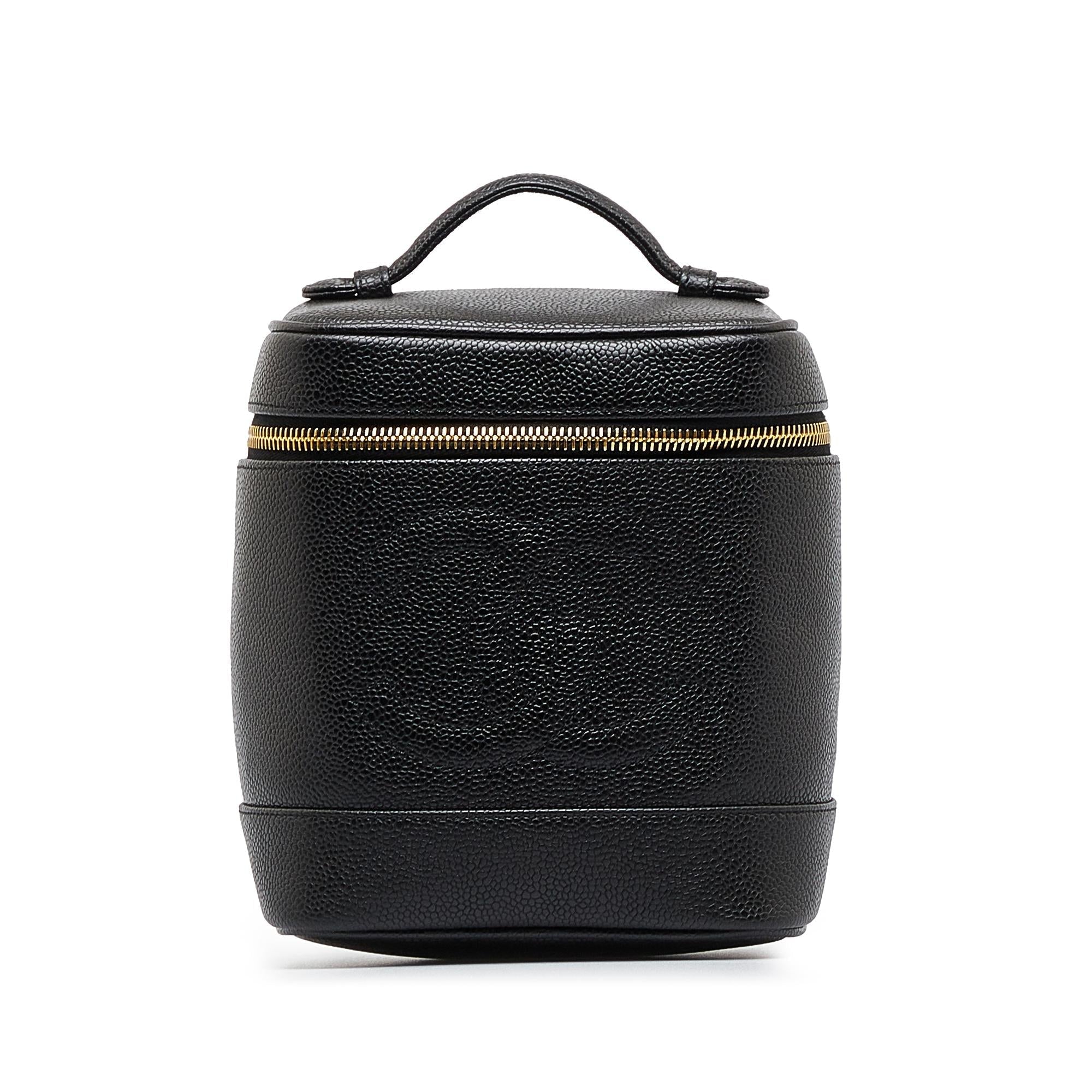 Chanel CC Caviar Vanity Bag (SHG-odlI79)