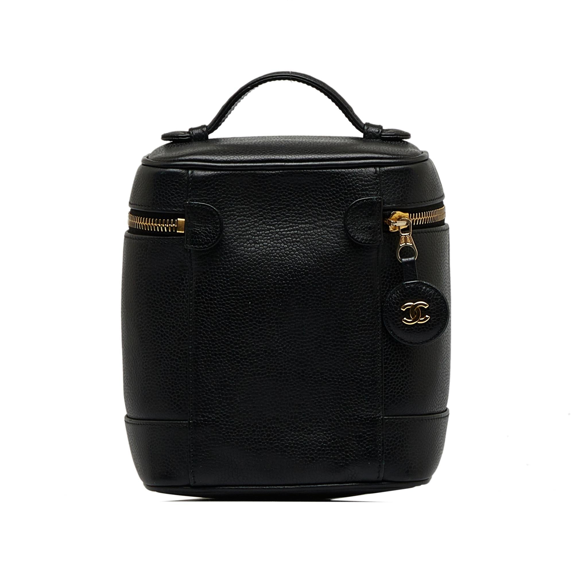 Chanel CC Caviar Vanity Bag (SHG-LL6oEW)