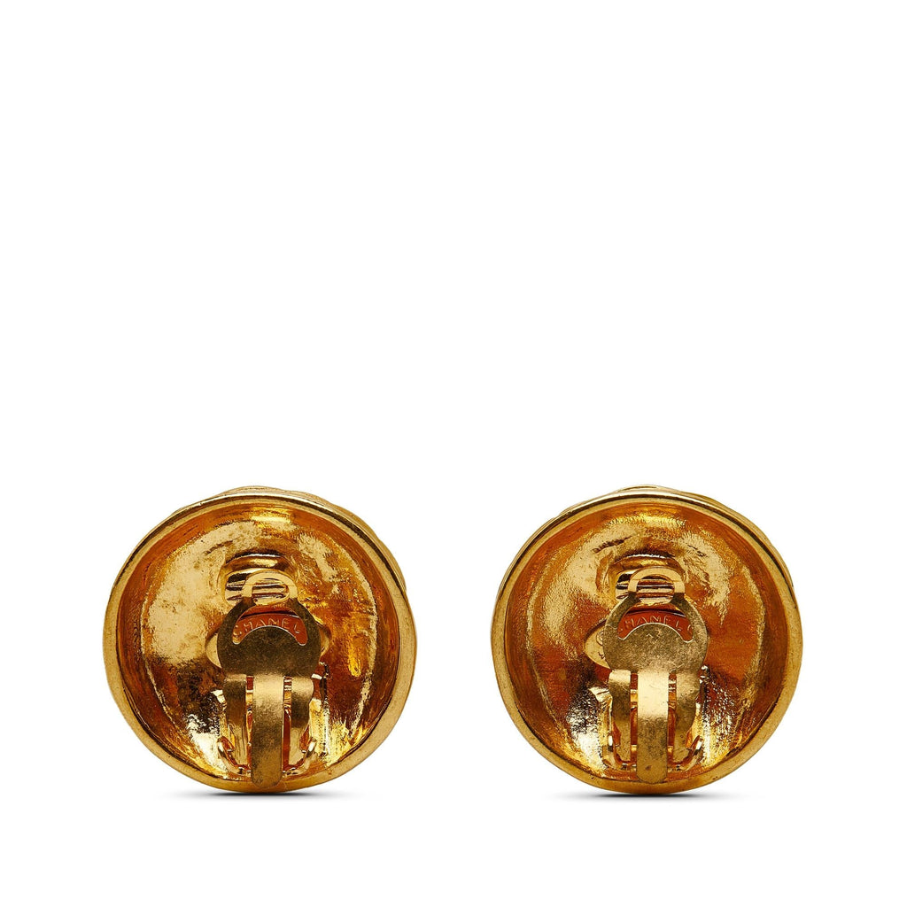 Chanel CC Clip On Earrings (SHG-96FXQ2)