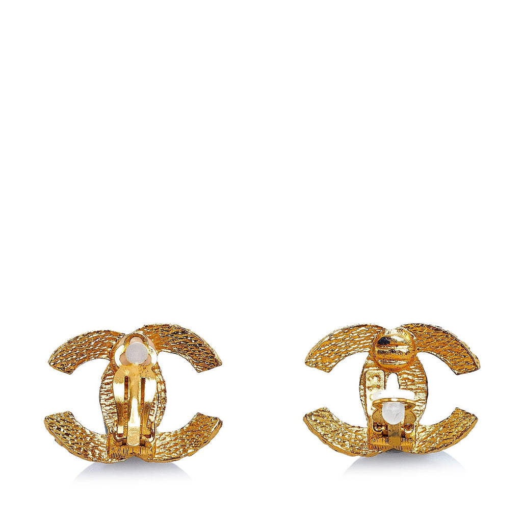 Chanel CC Clip-on Earrings (SHG-83E6SC)