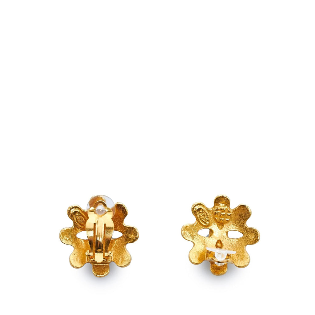 Chanel CC Clip-on Earrings (SHG-M1CVlV)