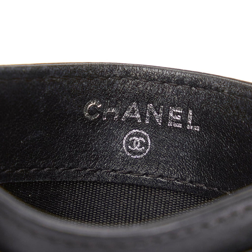 Chanel CC Matelasse Card Holder (SHG-cydmno)