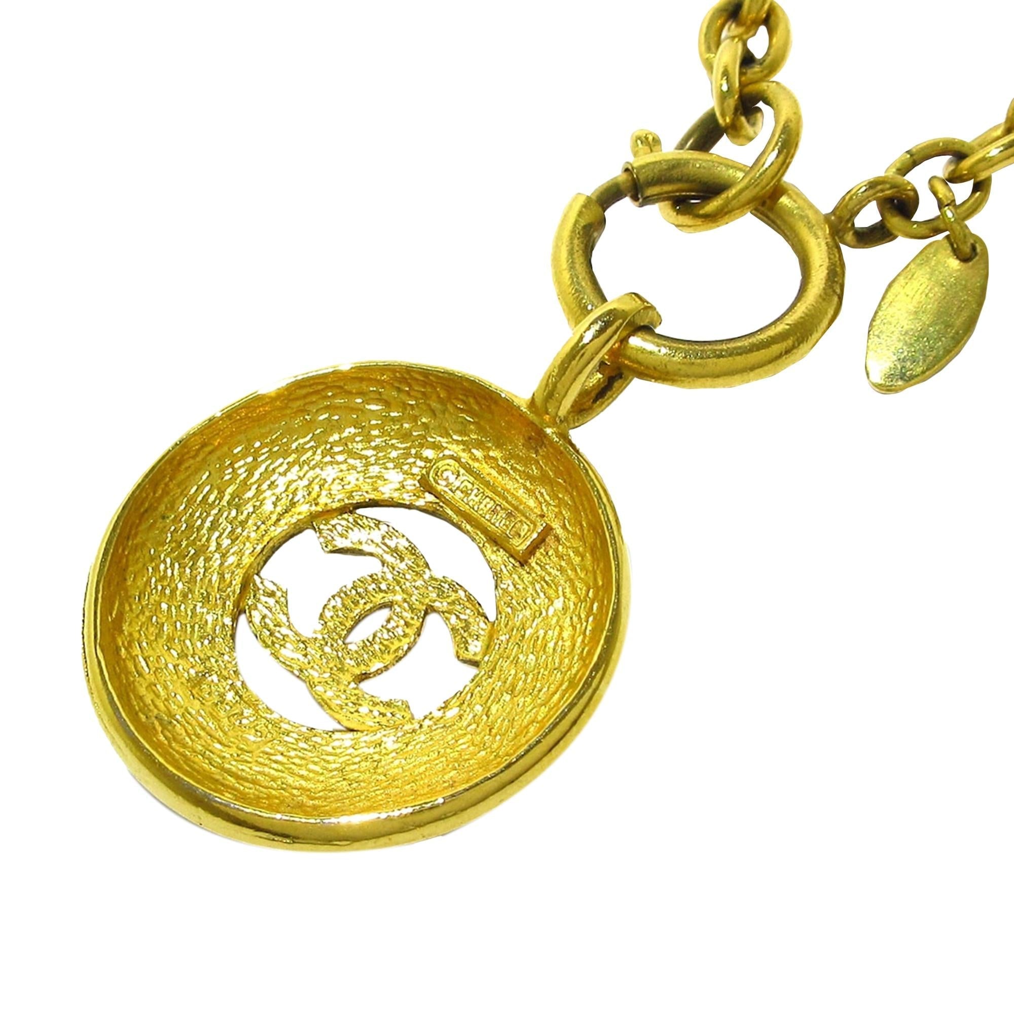 Chanel CC Pendant Necklace (SHG-kgTmcP)