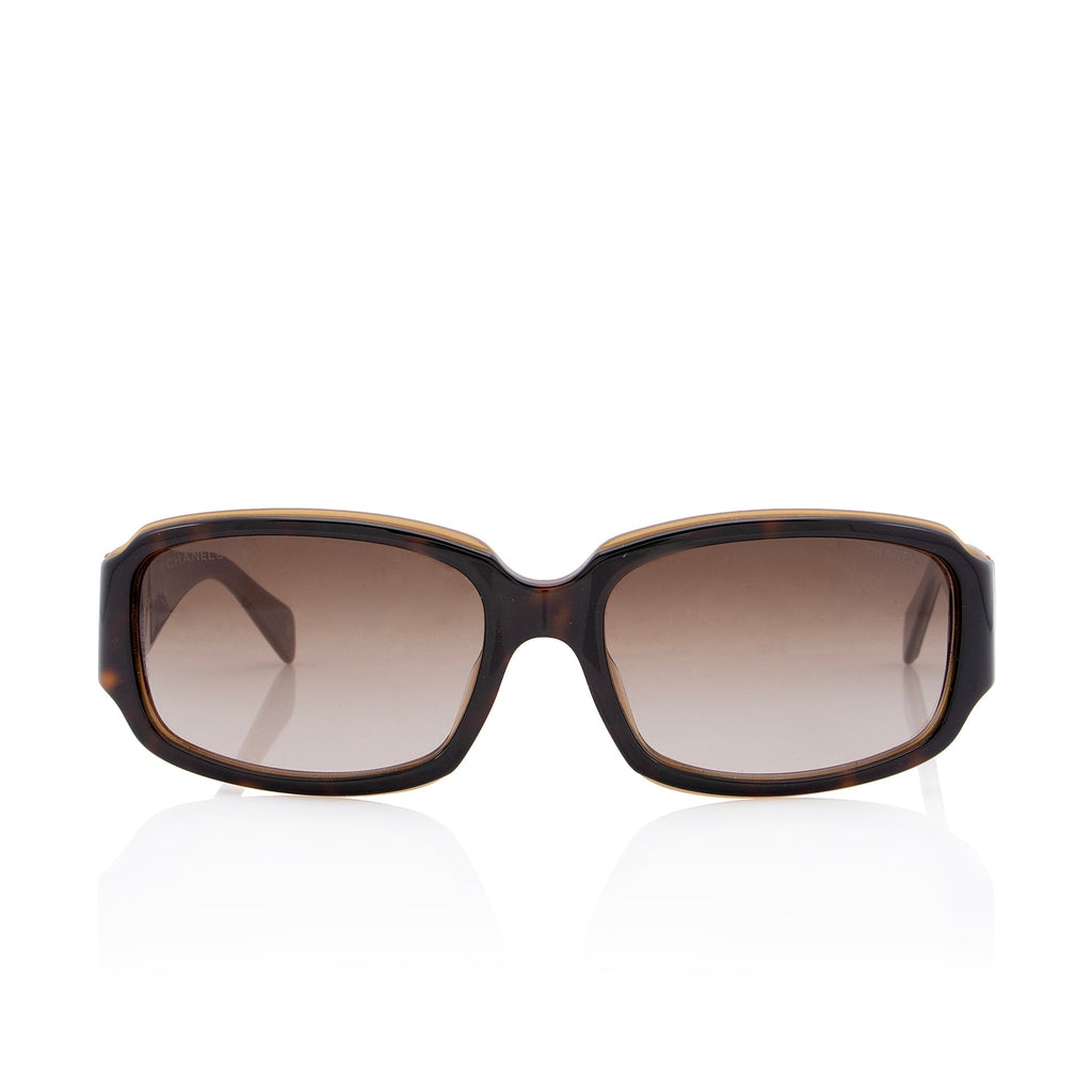 Chanel CC Rectangular Sunglasses (SHF-V2KUOv)