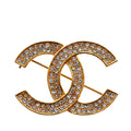 Chanel CC Rhinestone Brooch (SHG-gj10o8)