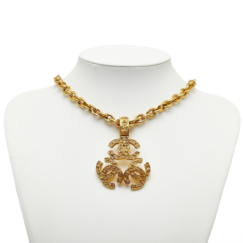 Chanel CC Trinity Pendant Necklace (SHG-MTYtf0)