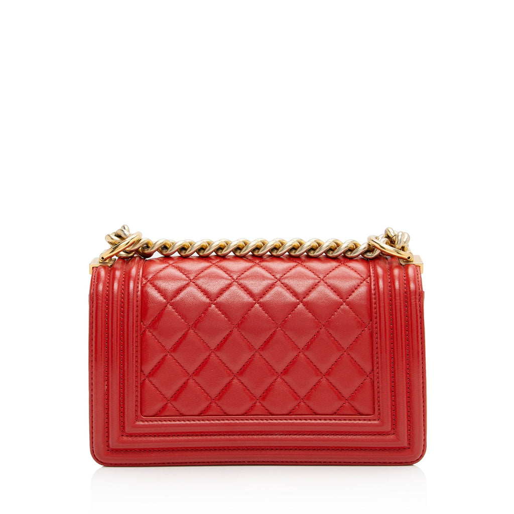 Chanel Calfskin Boy Small Flap Bag (SHF-OJg065)