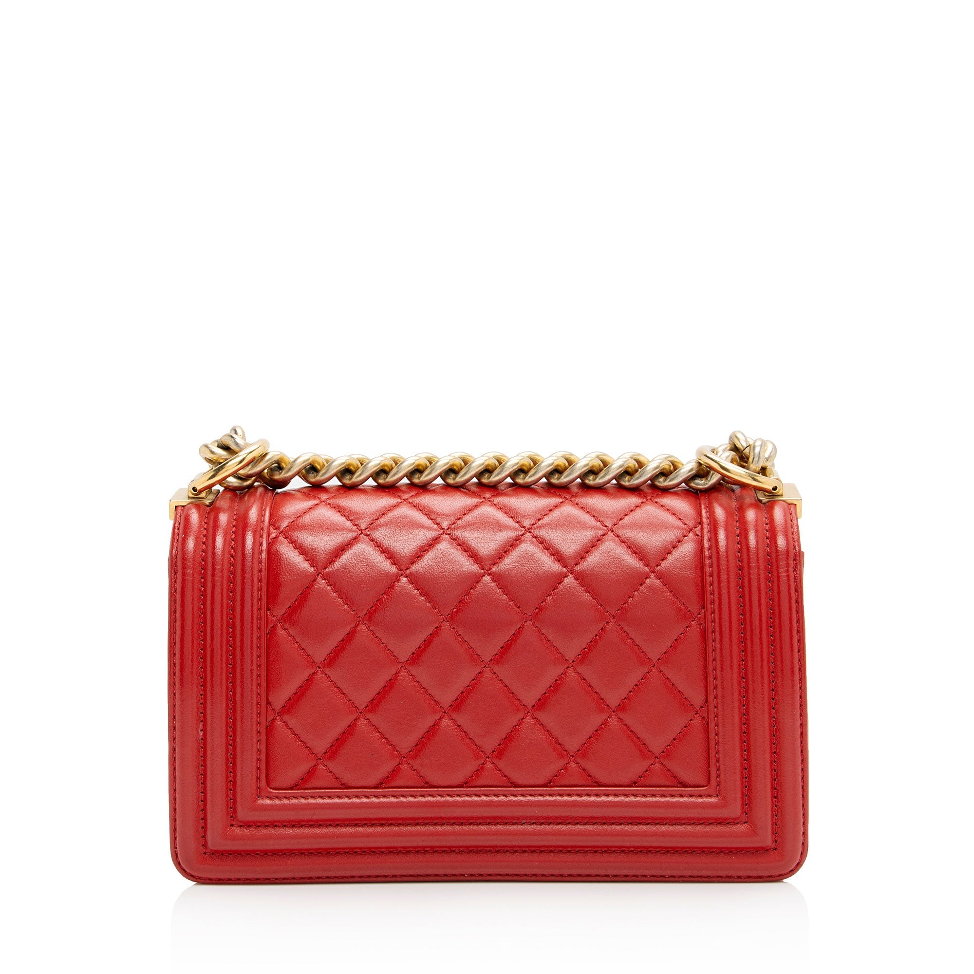Chanel Calfskin Boy Small Flap Bag (SHF-OJg065)