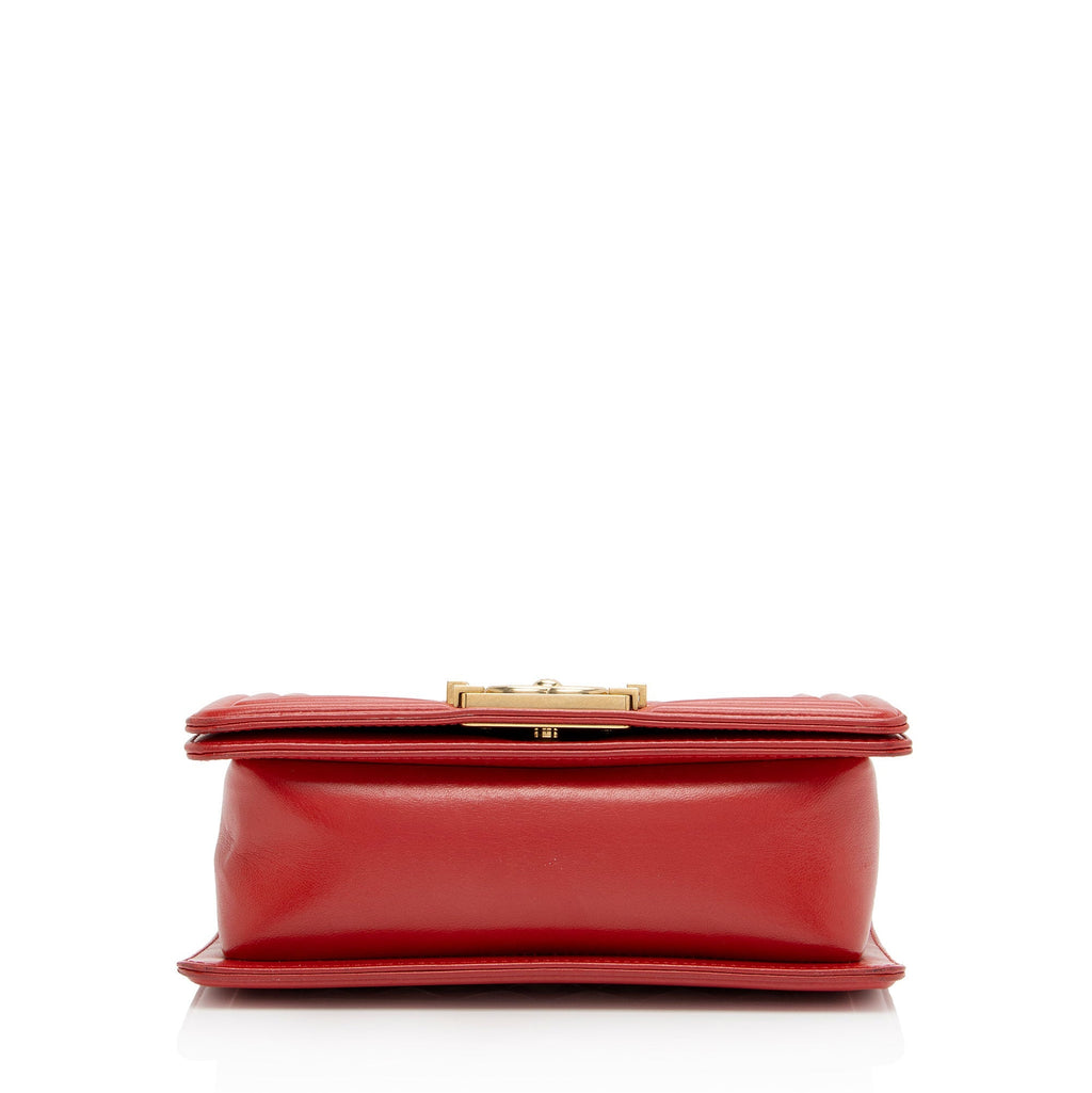 Chanel Calfskin Boy Small Flap Bag (SHF-OJg065)