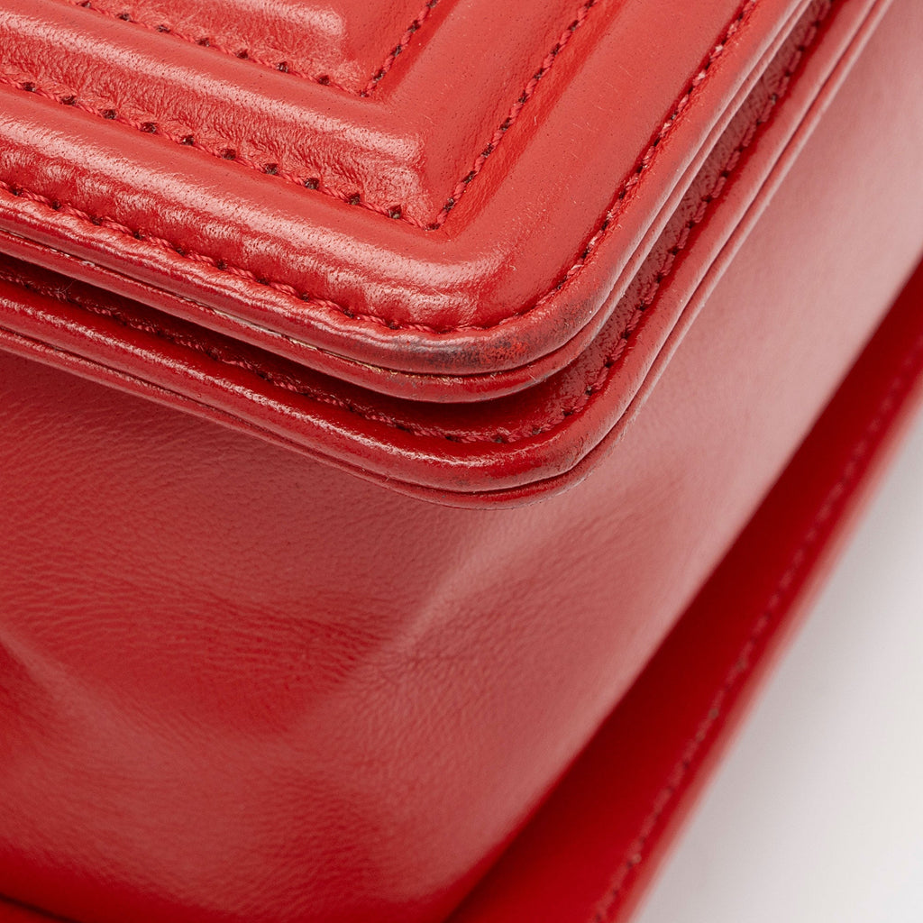 Chanel Calfskin Boy Small Flap Bag (SHF-OJg065)