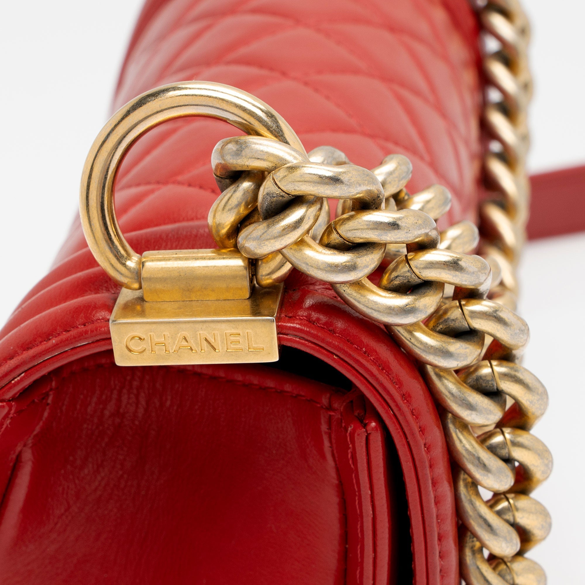 Chanel Calfskin Boy Small Flap Bag (SHF-OJg065)