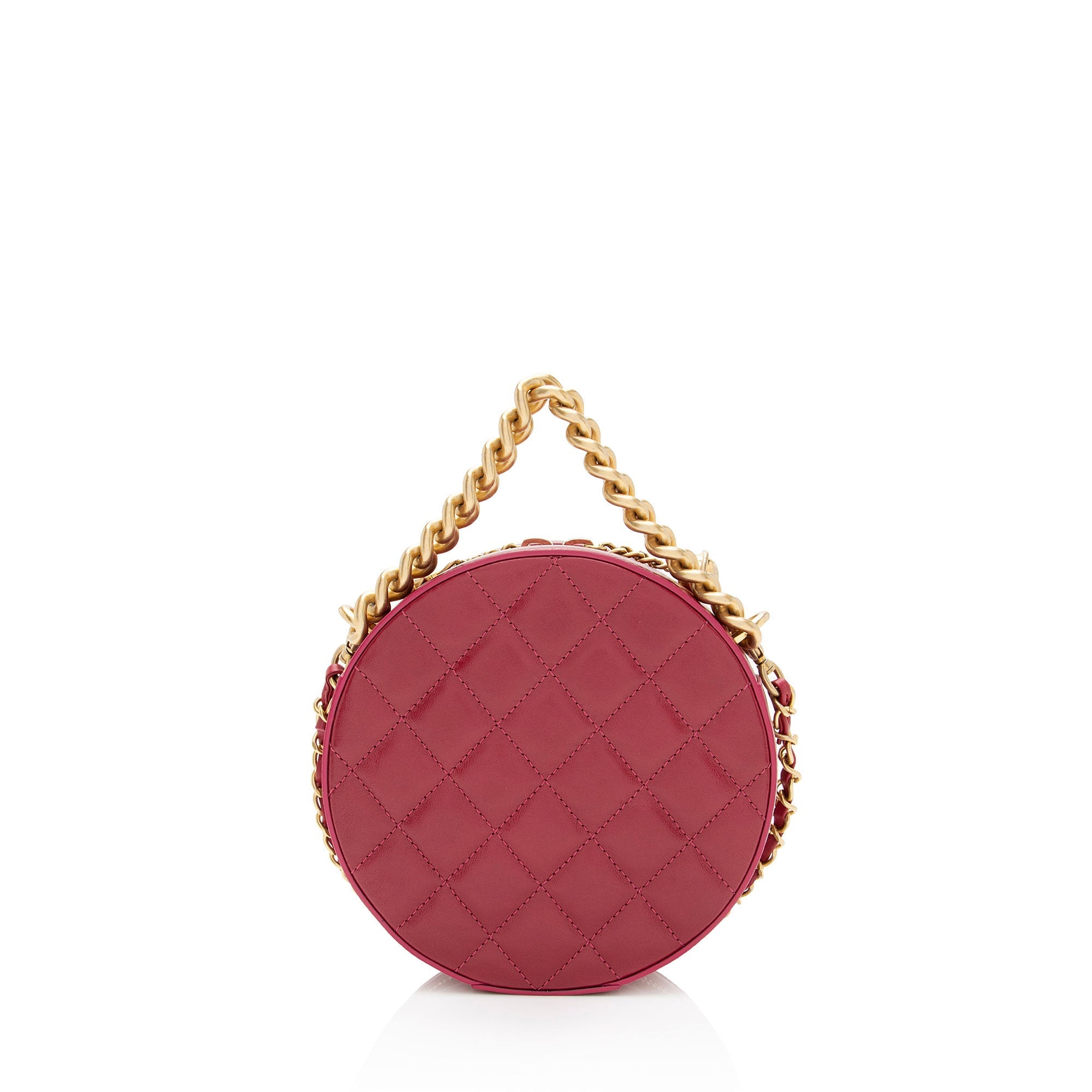 Chanel Calfskin Round As Earth Crossbody Bag (SHF-9uV7Gd)