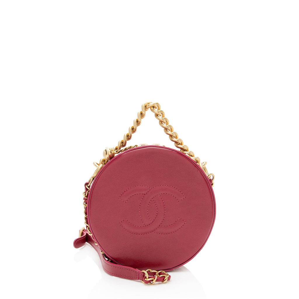 Chanel Calfskin Round As Earth Crossbody Bag (SHF-9uV7Gd)