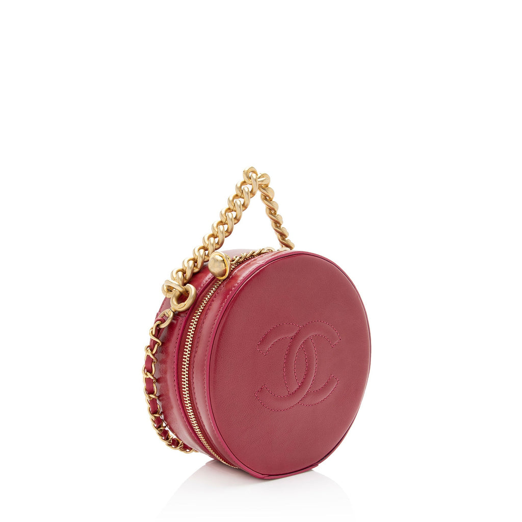 Chanel Calfskin Round As Earth Crossbody Bag (SHF-9uV7Gd)