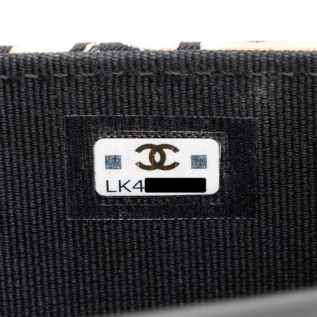 Chanel Canvas Check CC Flap Mini Wallet on Chain Bag (SHF-EUfiZA)