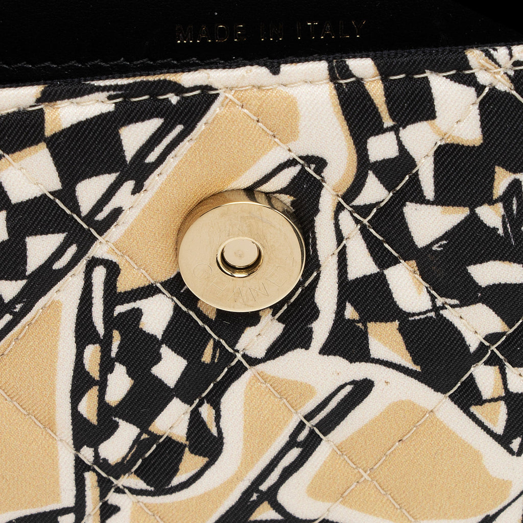 Chanel Canvas Check CC Flap Mini Wallet on Chain Bag (SHF-EUfiZA)