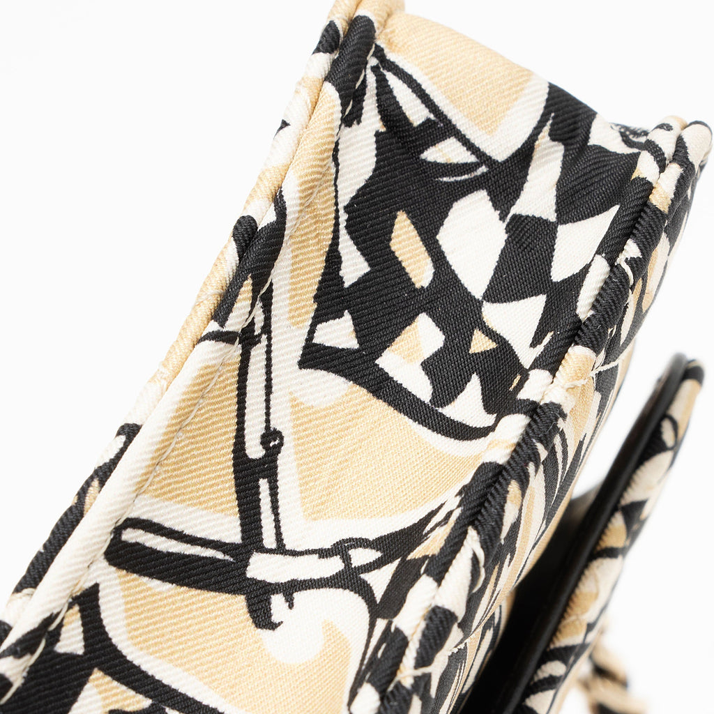 Chanel Canvas Check CC Flap Mini Wallet on Chain Bag (SHF-EUfiZA)