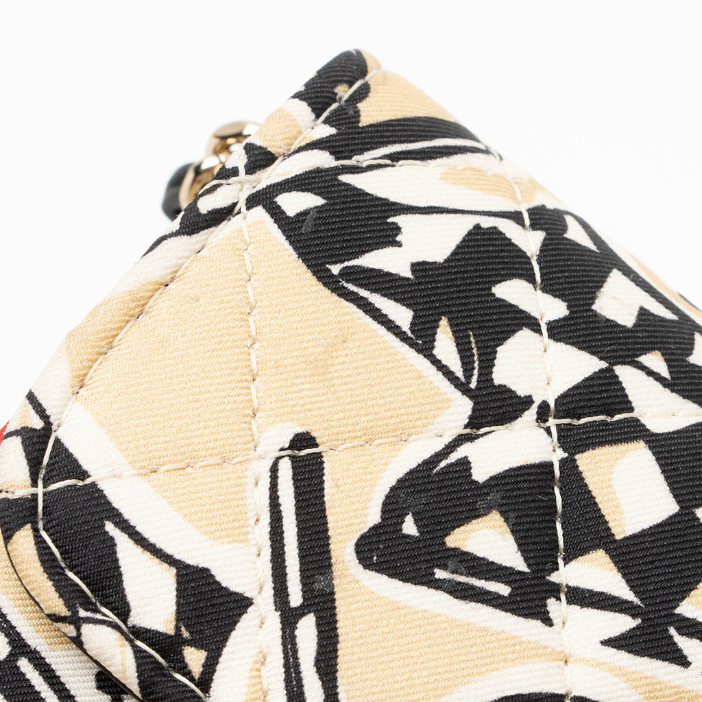 Chanel Canvas Check CC Flap Mini Wallet on Chain Bag (SHF-EUfiZA)