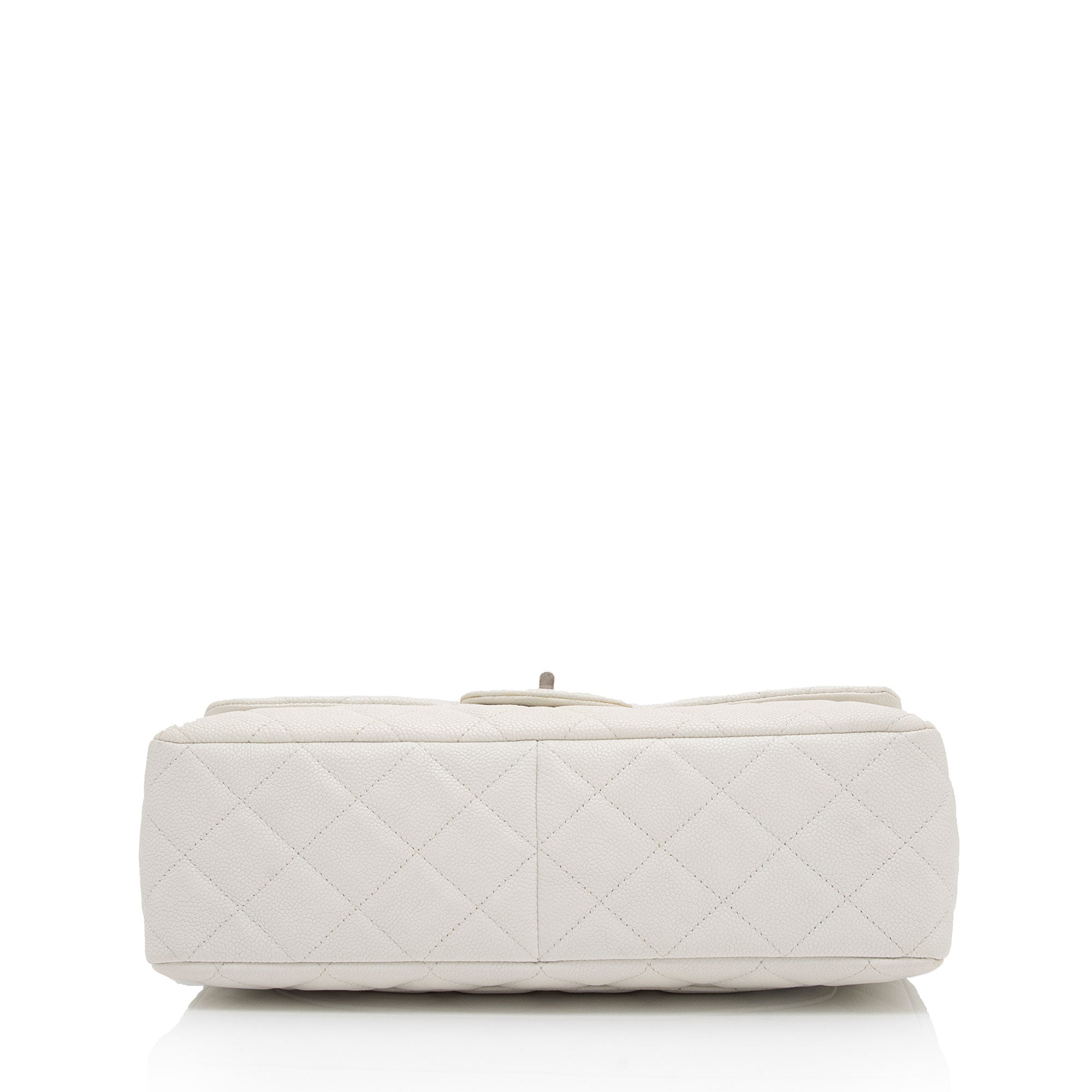 Chanel Caviar Leather Bijoux Chain Jumbo Single Flap Bag (SHF-JXTEcx)