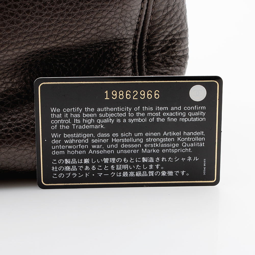 Chanel Caviar Leather Cerf Classic Executive Small Tote (SHF-15194)