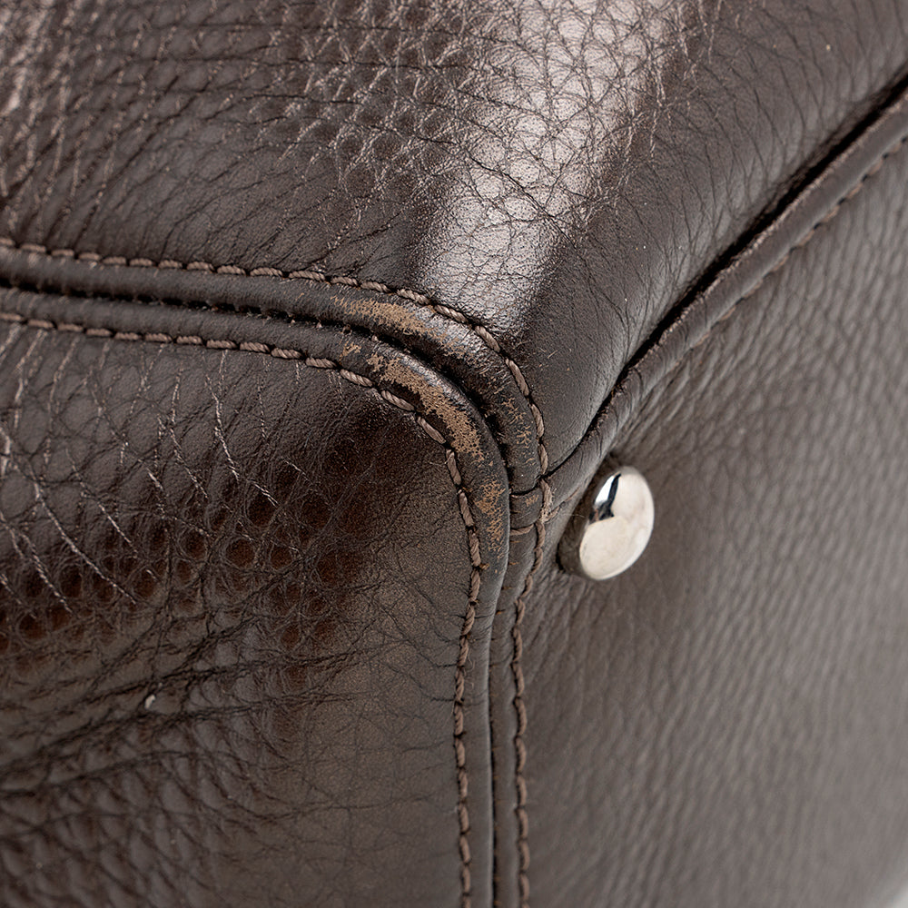 Chanel Caviar Leather Cerf Classic Executive Small Tote (SHF-15194)
