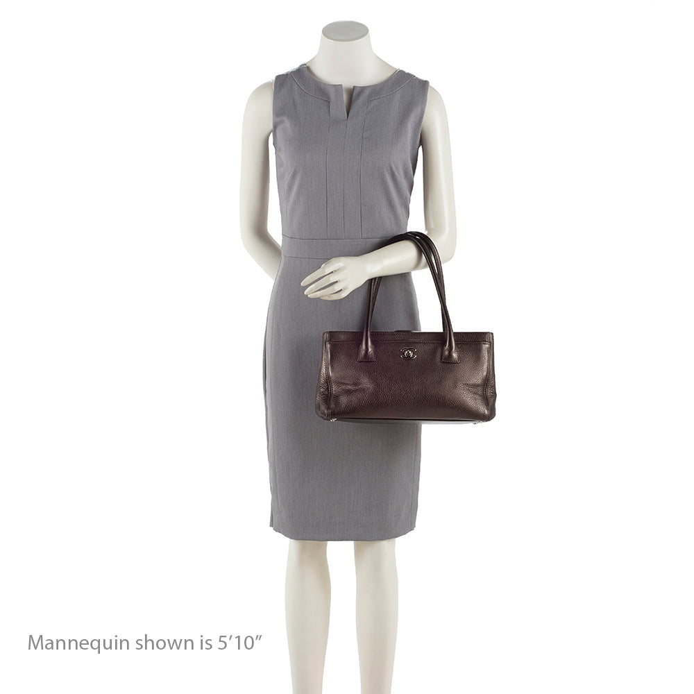 Chanel Caviar Leather Cerf Classic Executive Small Tote (SHF-15194)