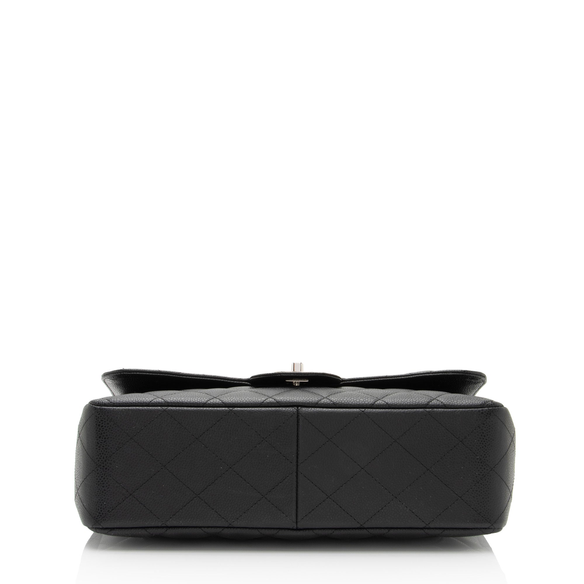 Chanel Caviar Leather Classic Jumbo Single Flap Bag (SHF-TAC3Im)
