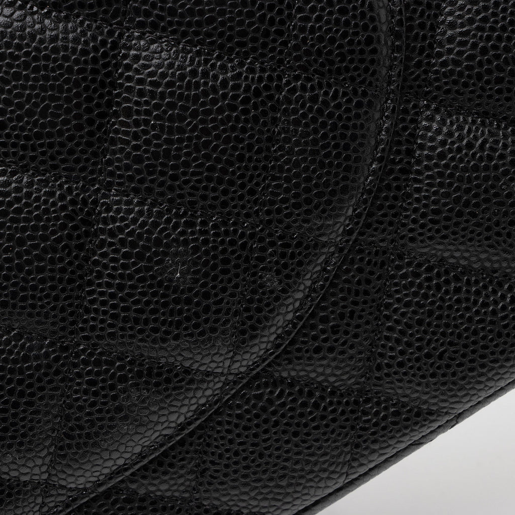 Chanel Caviar Leather Classic Maxi Double Flap Bag (SHF-ssGyC1)