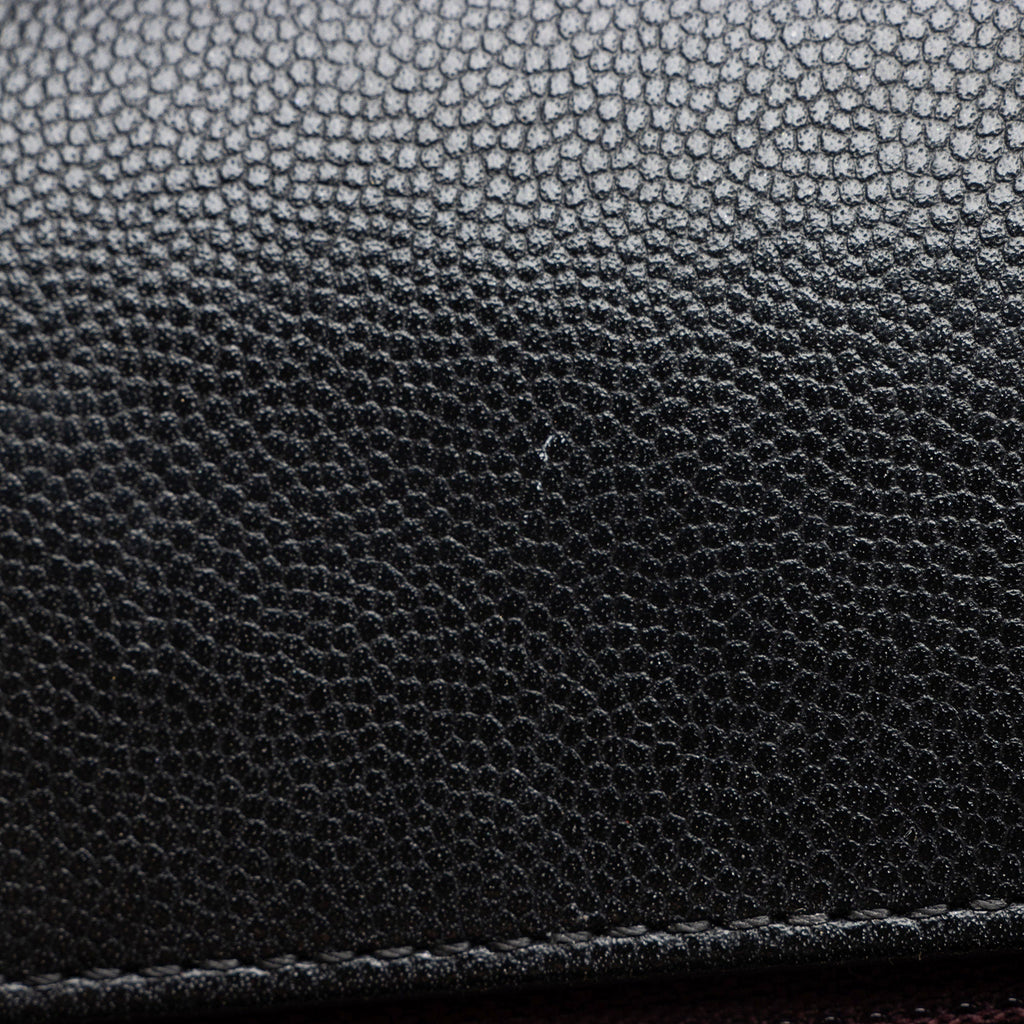 Chanel Caviar Leather Coco Top Handle Medium Flap Bag (SHF-xxvlCu)