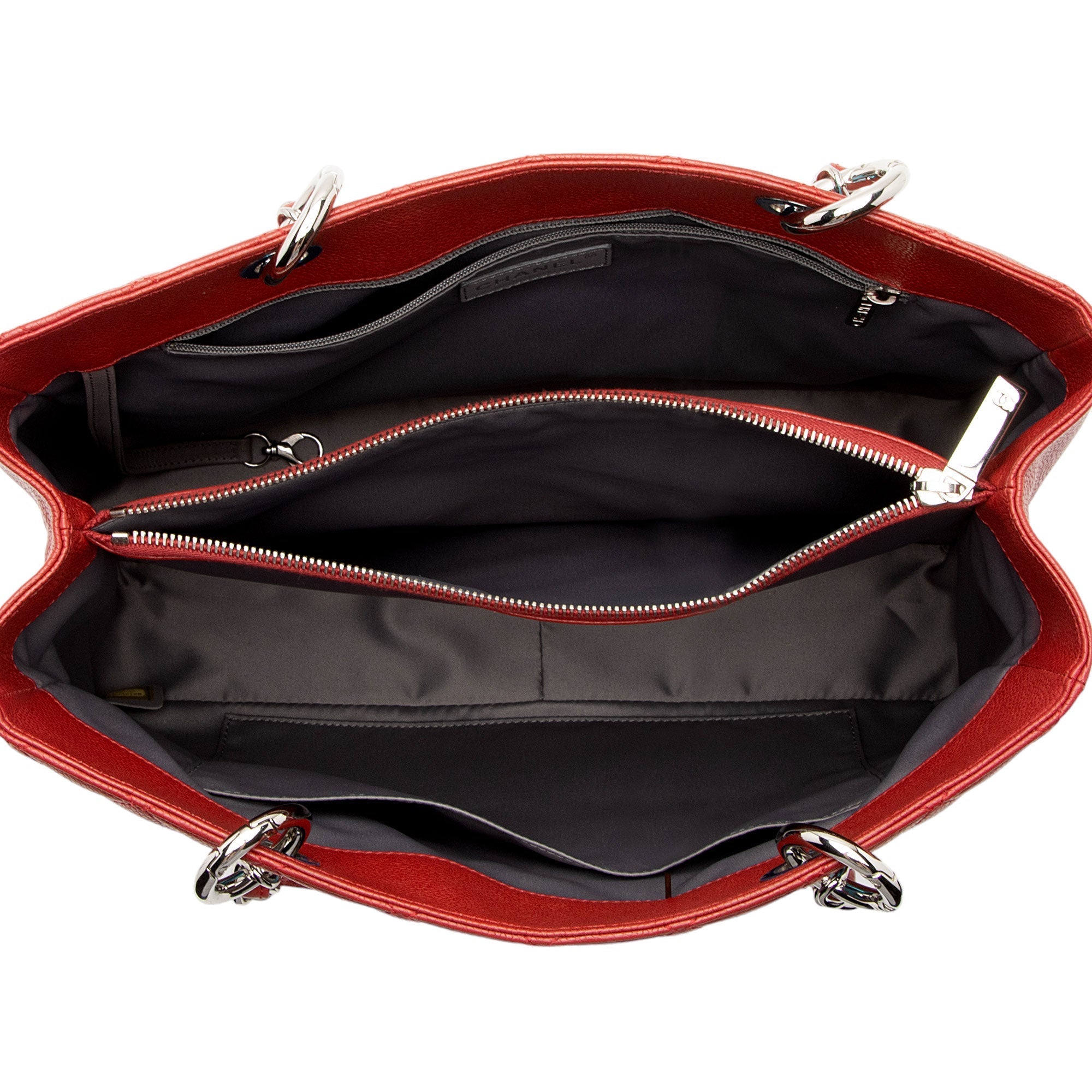 Chanel Caviar Leather Grand Shopping Tote (SHF-pUyEza)