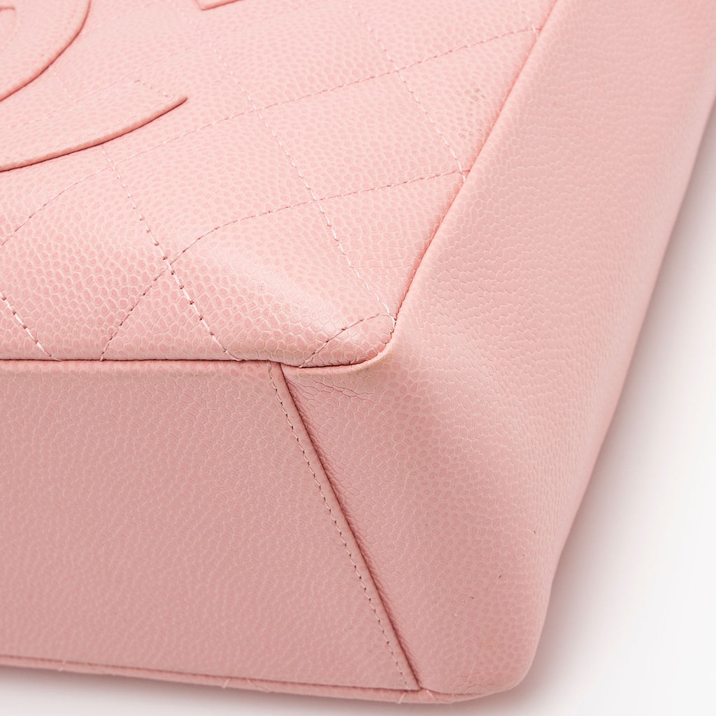 Chanel Caviar Leather Petite Shopping Tote (SHF-ChQICD)