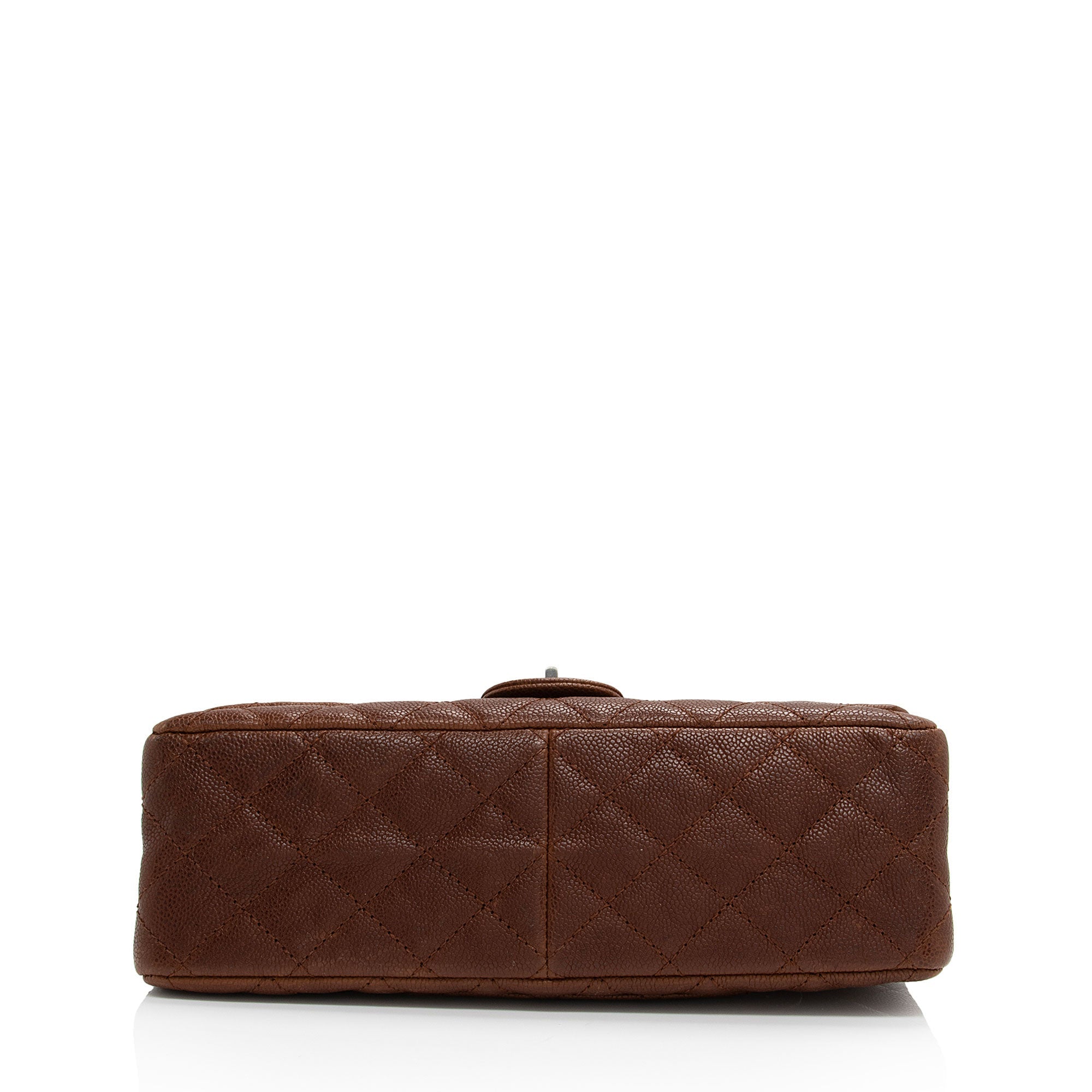 Chanel Caviar Leather Reissue 225 Double Flap Shoulder Bag (SHF-gheQo9)