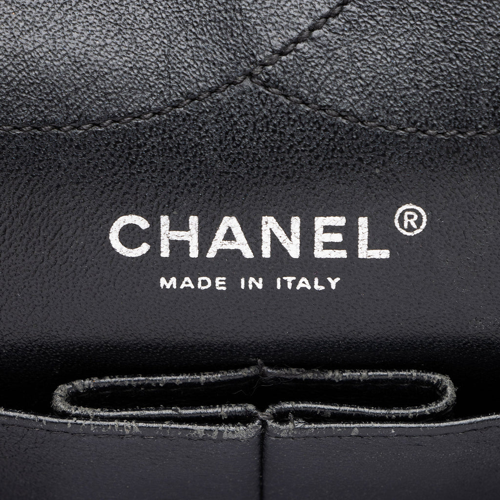 Chanel Caviar Leather Reissue 227 Double Flap Shoulder Bag (SHF-f1StZB)