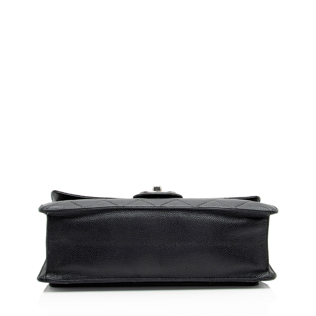 Chanel Caviar Leather Retro Class Medium Flap Bag (SHF-6qTNHe)