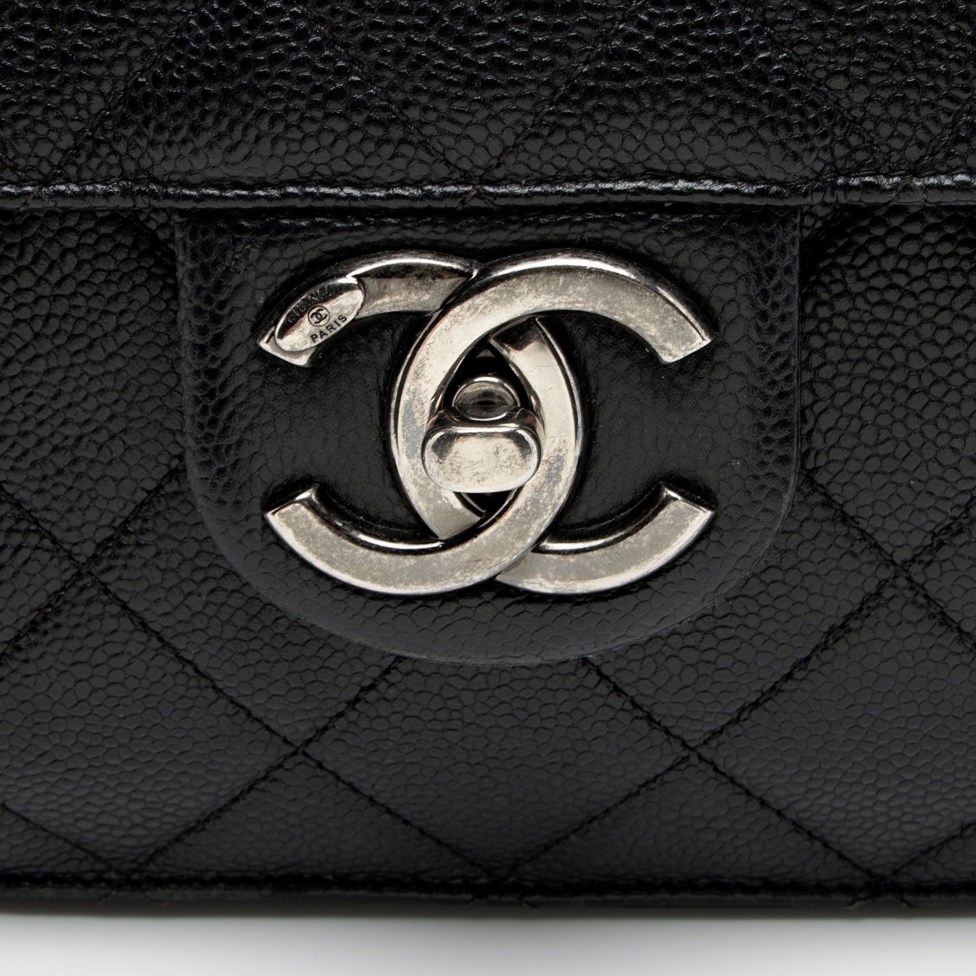 Chanel Caviar Leather Retro Class Medium Flap Bag (SHF-6qTNHe)