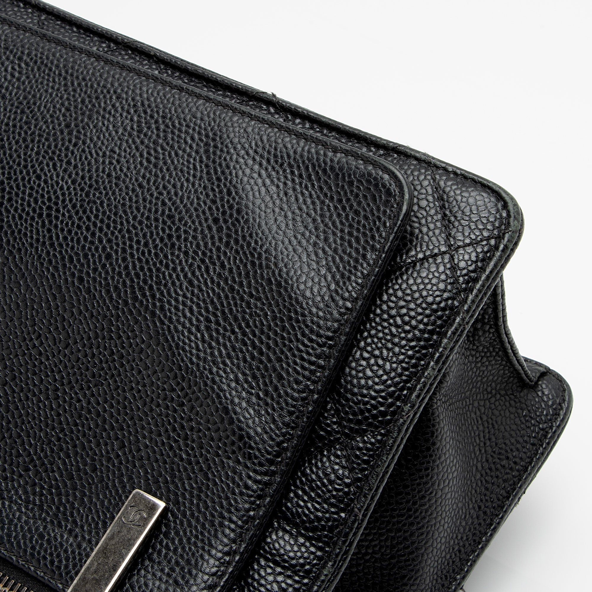 Chanel Caviar Leather Retro Class Medium Flap Bag (SHF-6qTNHe)