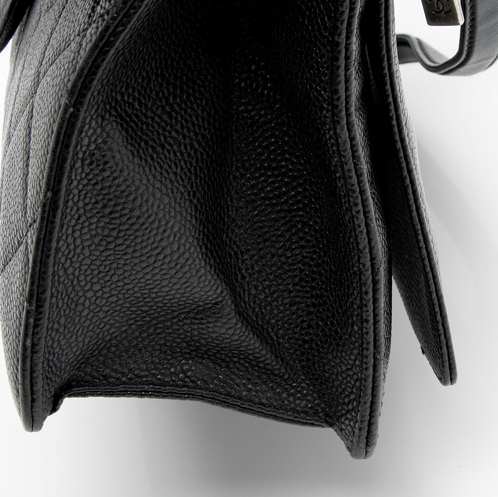 Chanel Caviar Leather Retro Class Medium Flap Bag (SHF-6qTNHe)