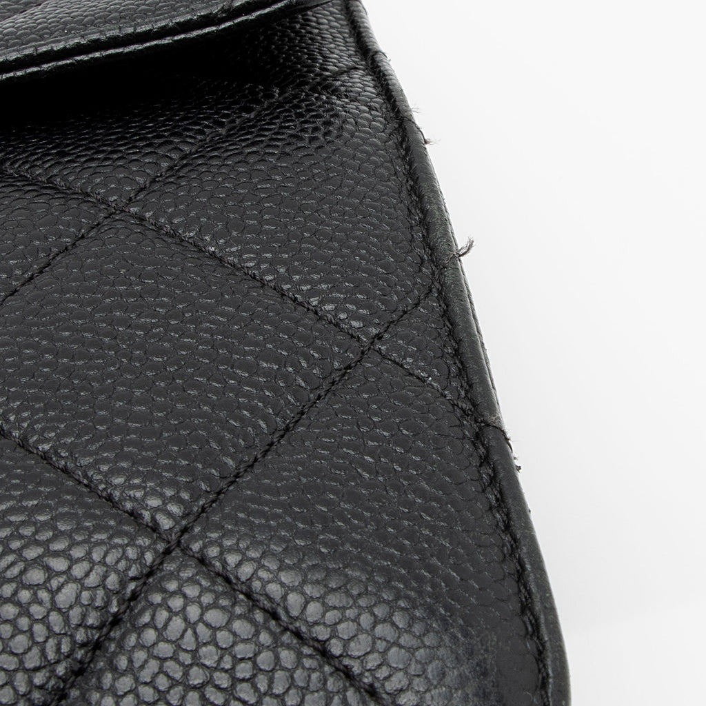 Chanel Caviar Leather Retro Class Medium Flap Bag (SHF-6qTNHe)