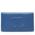 Chanel Caviar Leather Timeless CC Yen Wallet (SHF-23516)