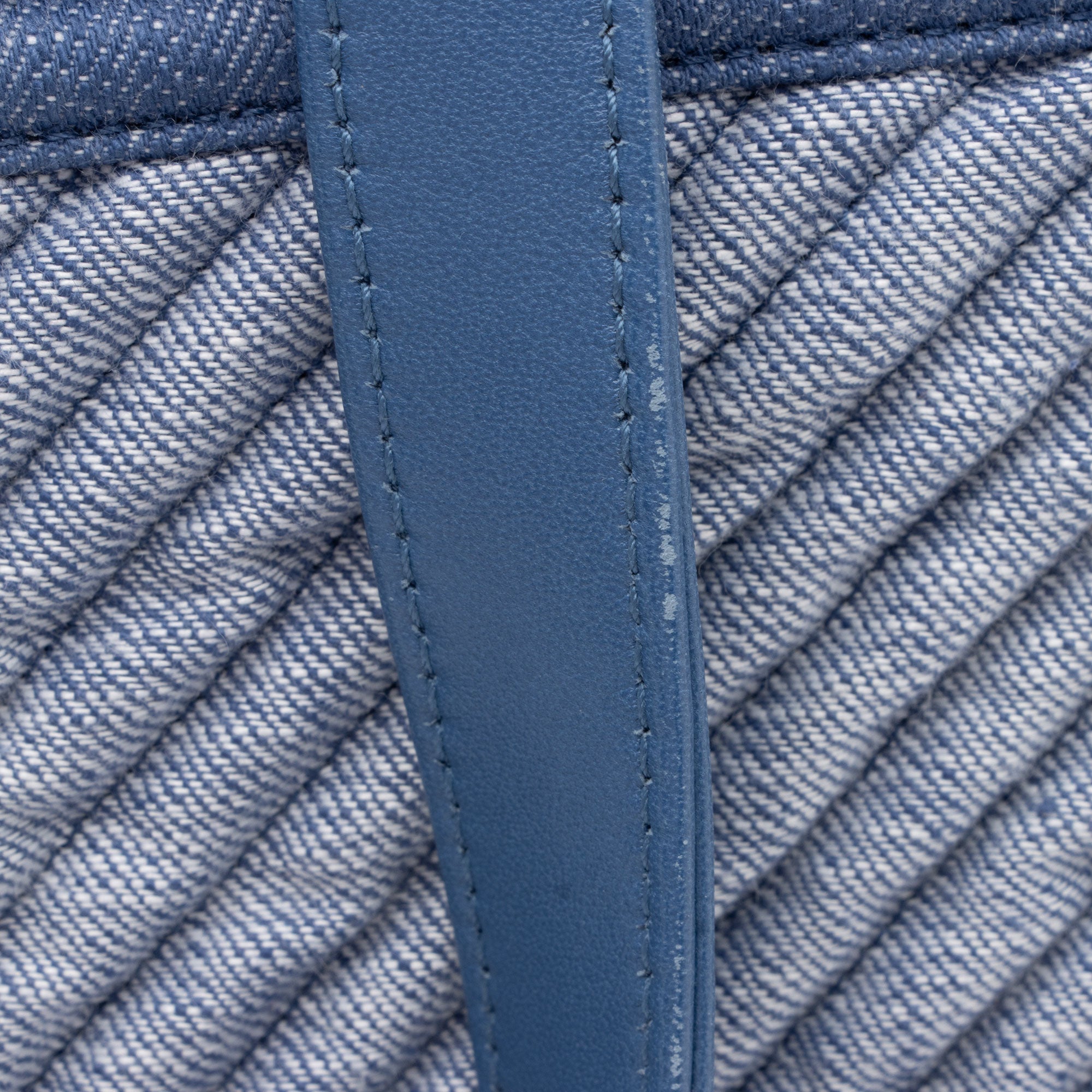 Chanel Chevron Denim Boy Tote (SHF-z2AHH6)