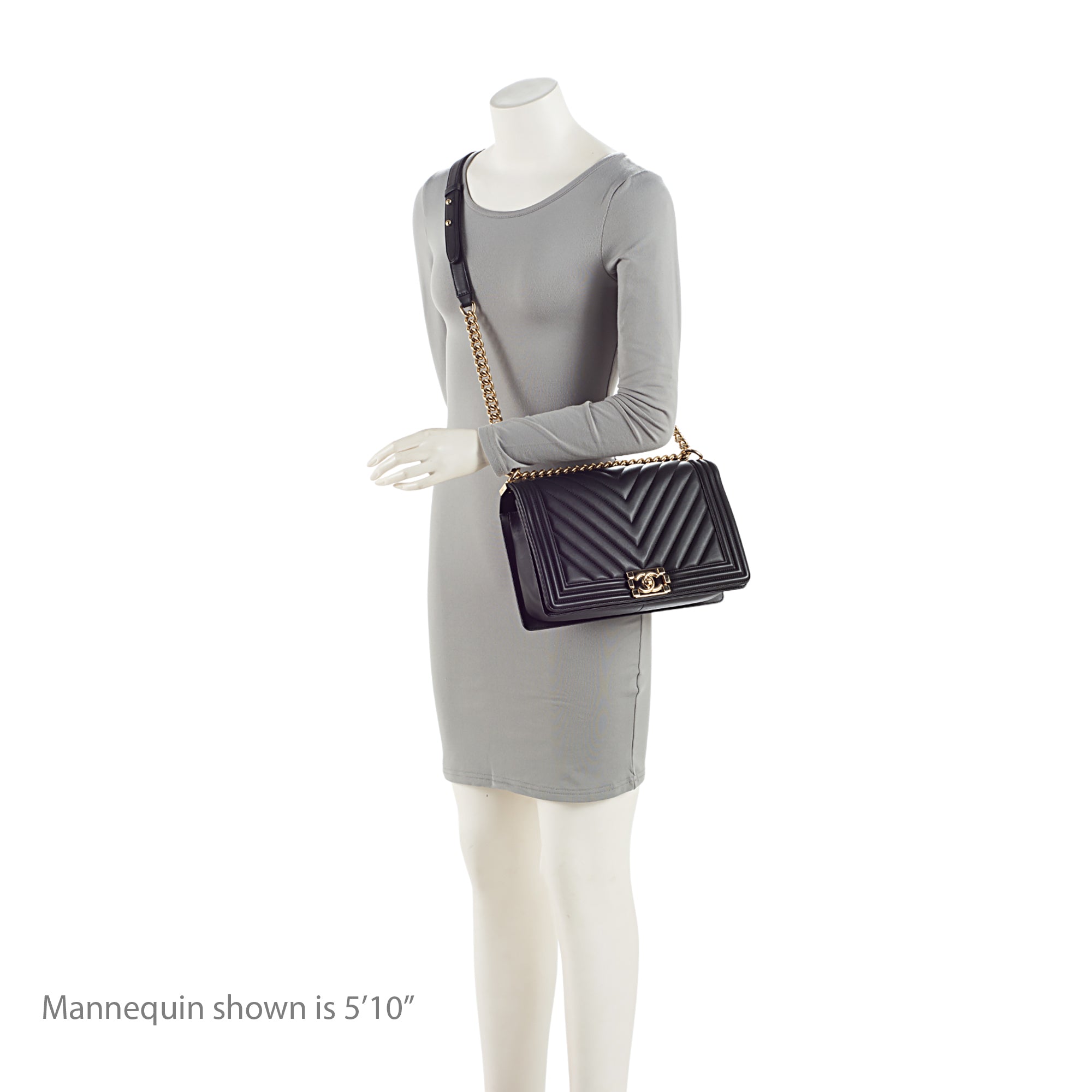 Chanel Chevron Lambskin New Medium Boy Bag (SHF-KOMM25)
