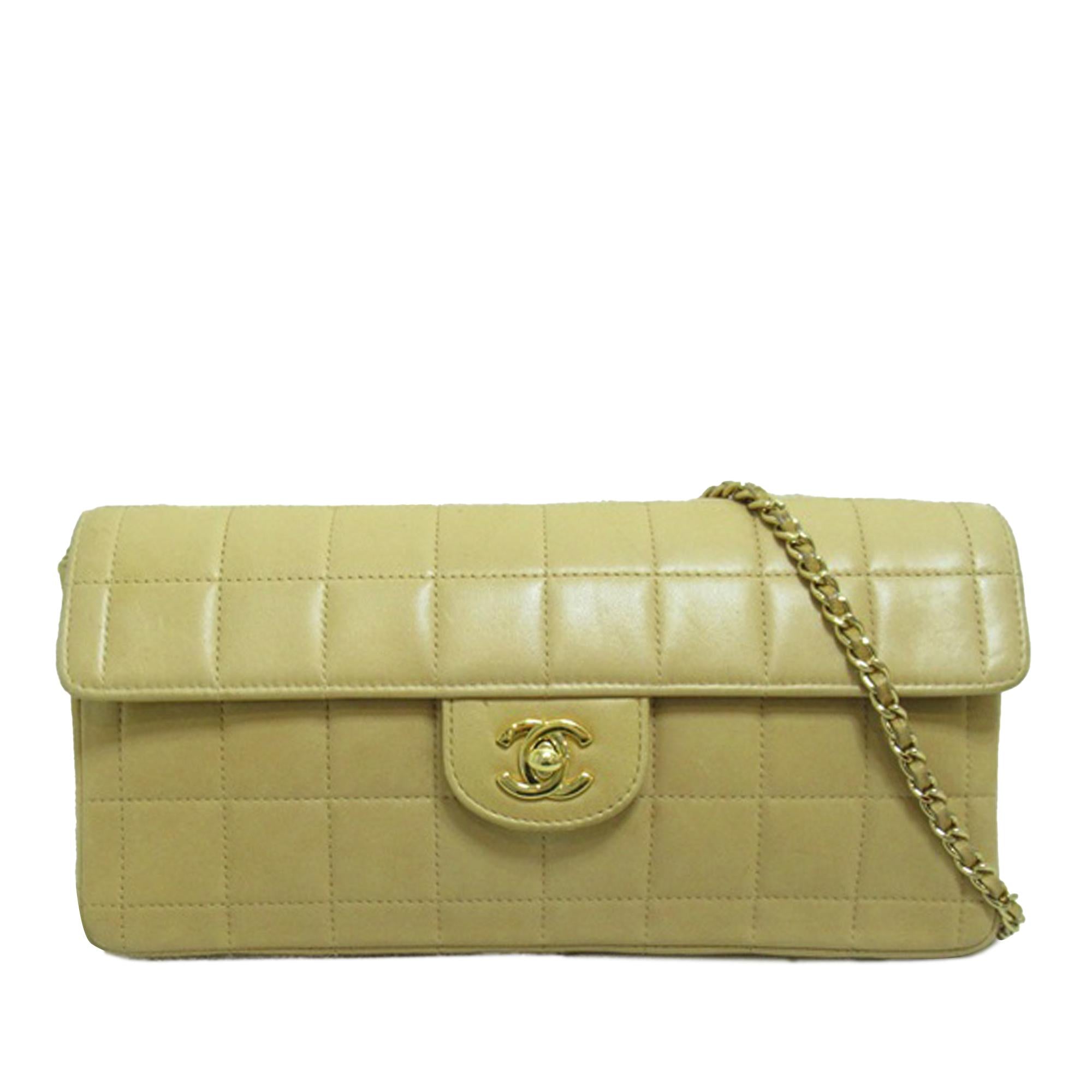 Chanel Choco Bar East West Flap Bag (SHG-vM0n6G)