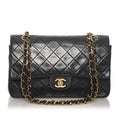 Chanel Classic Lambskin Leather Double Flap Bag (SHG-28756)